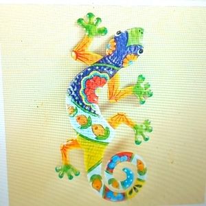 Fabulous  Gecko Colrful wall art, NIB